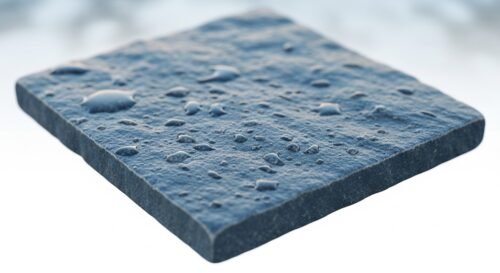 River finished kota stone blue