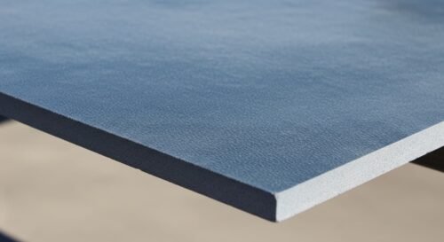 Leather finished kota stone blue