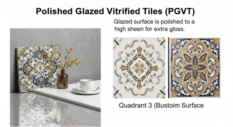 What are the 4 types of vitrified tiles?