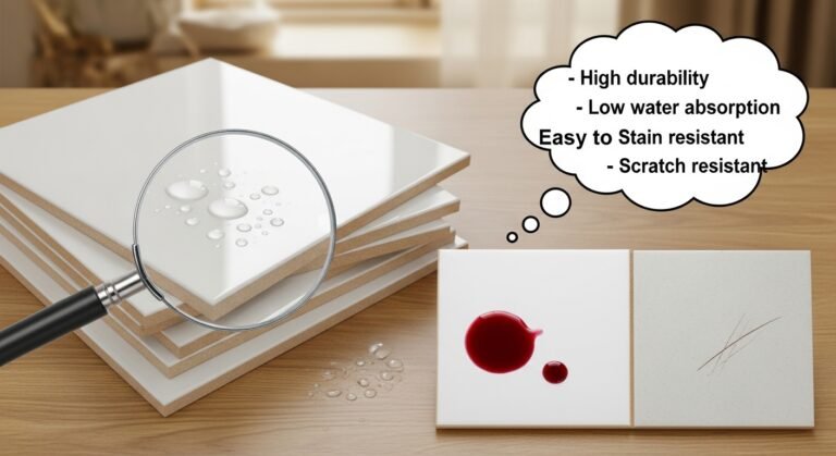 What is the advantage of vitrified tiles?