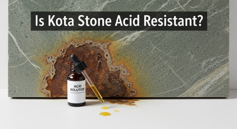 Is Kota stone acid resistant?
