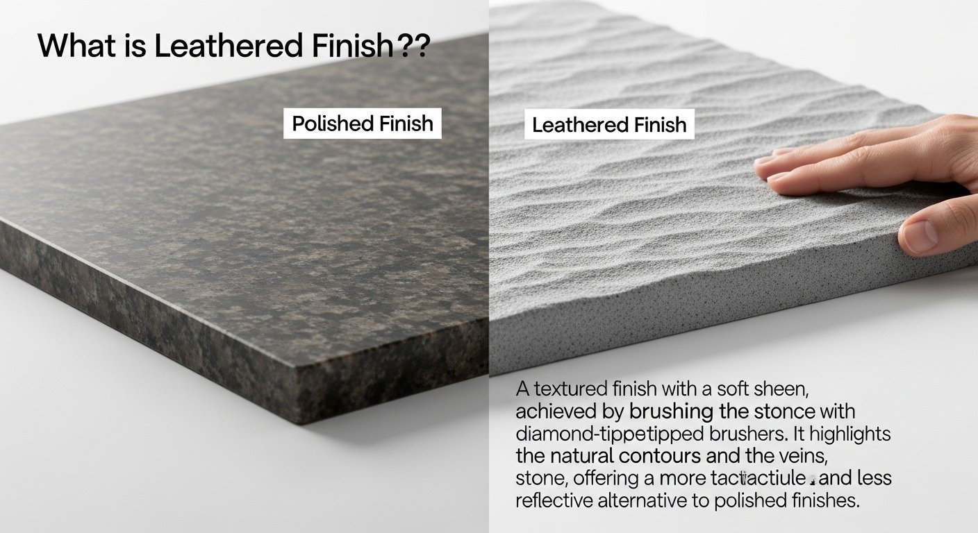 लेदरेड फिनिश क्या है?