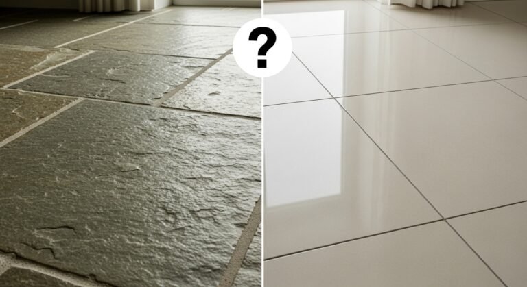 क्या कोटा पत्थर टाइल्स से बेहतर है?