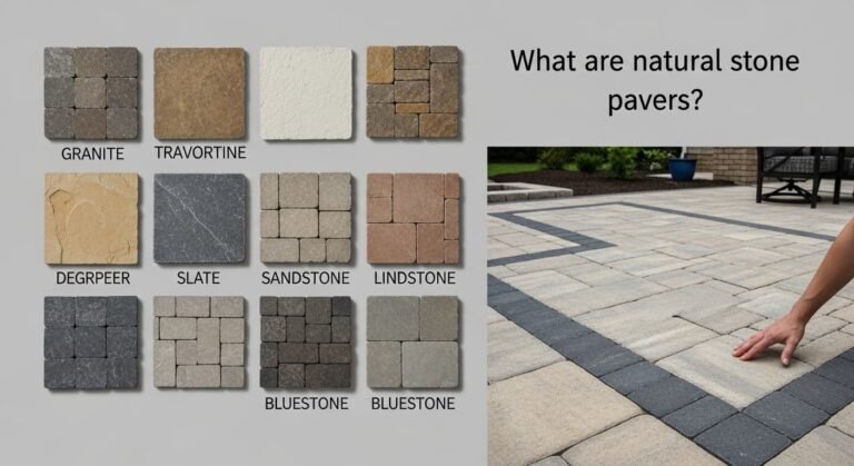 प्राकृतिक पत्थर के पेवर्स क्या हैं?