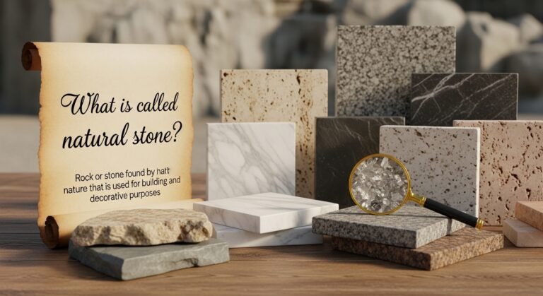 प्राकृतिक पत्थर किसे कहते हैं?