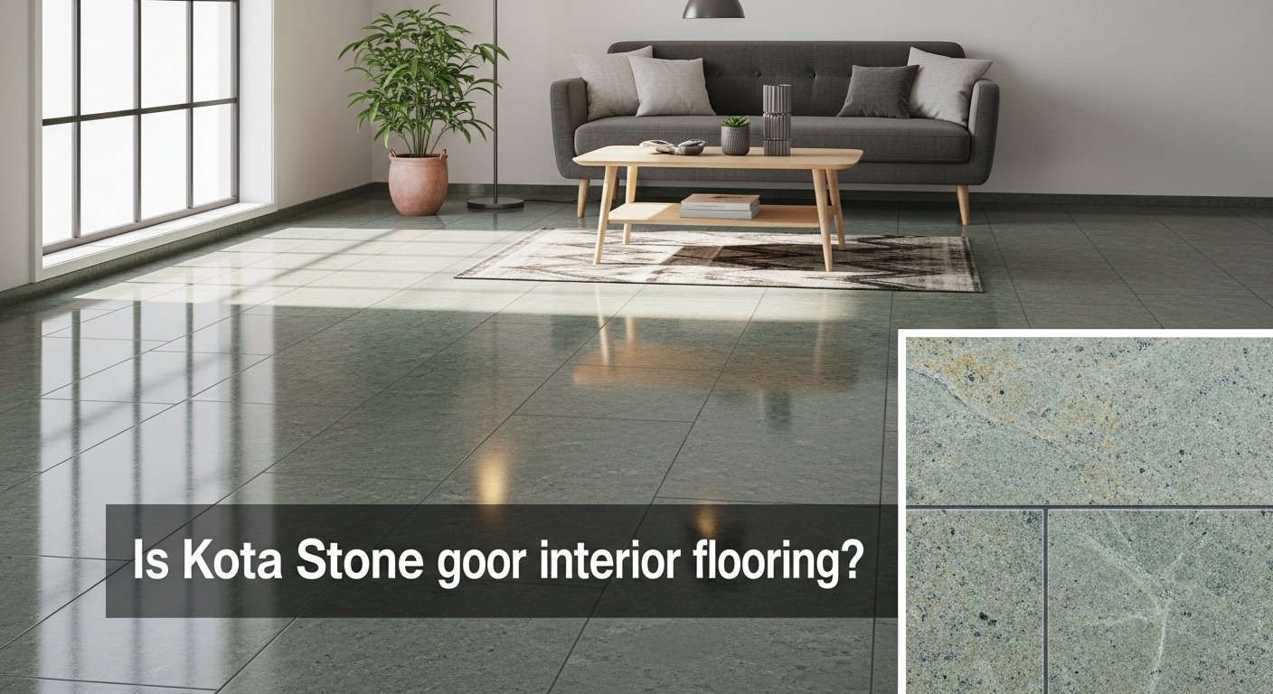 क्या कोटा स्टोन इंटीरियर फ्लोरिंग के लिए अच्छा है ?