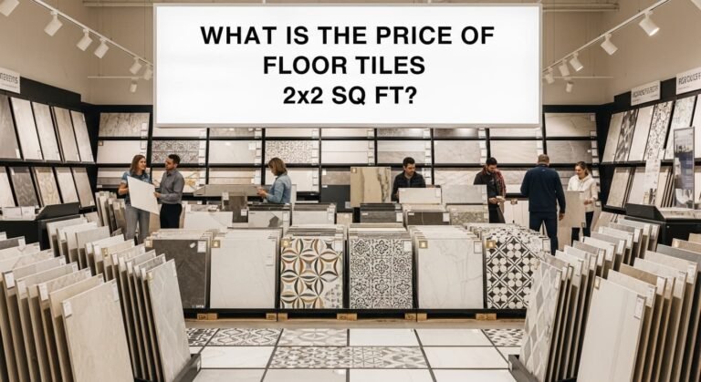 2x2 फर्श टाइल्स की डिजाइन और कीमत