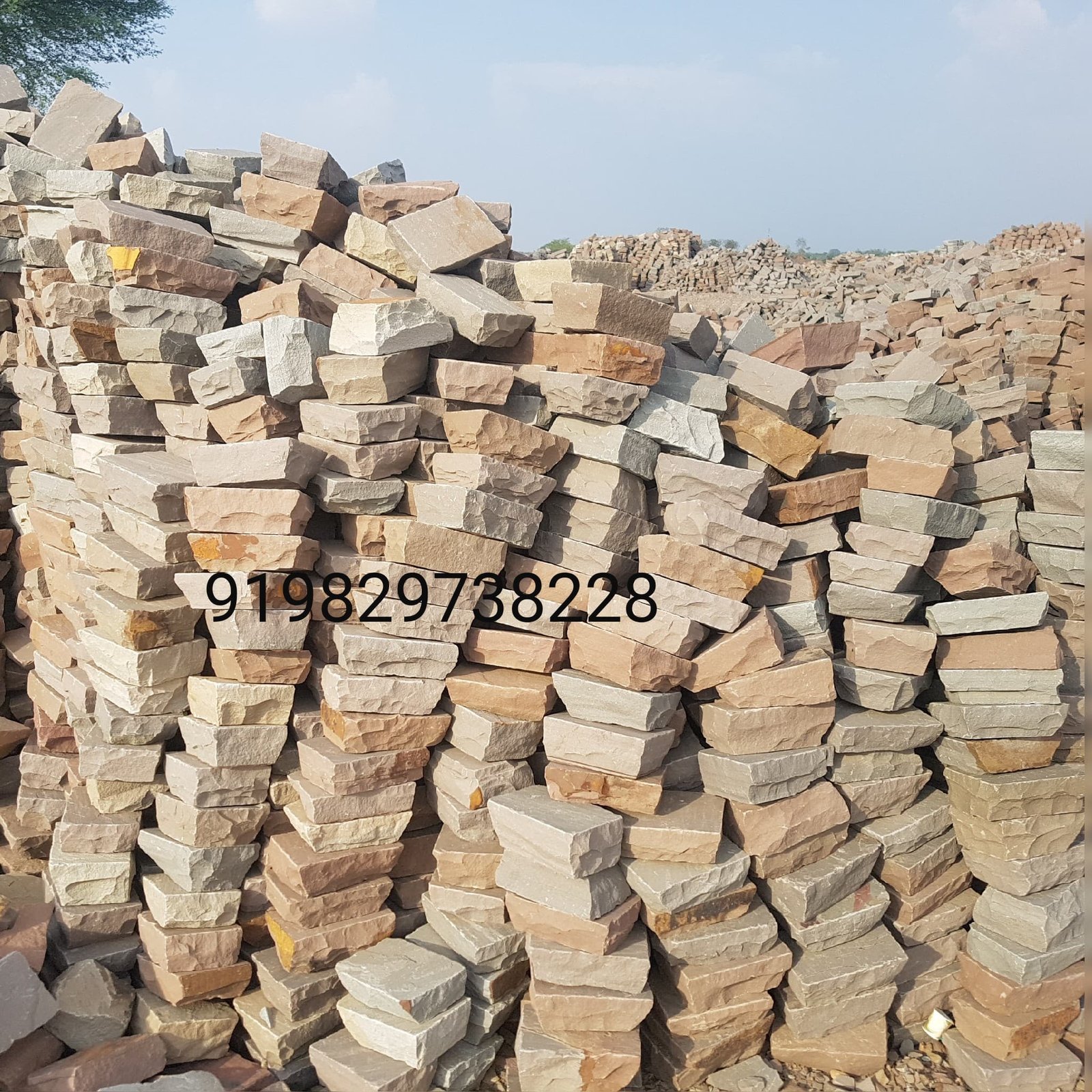 Multicolor Outdoor Natural Stone Cobbles