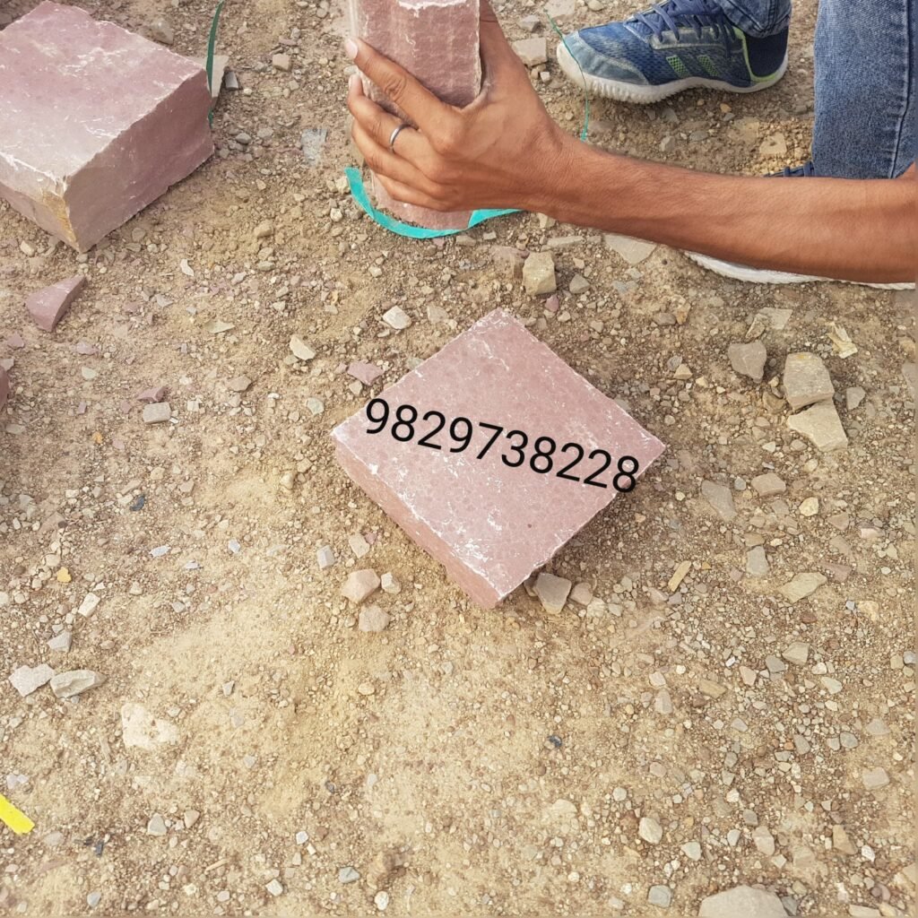 Natural Red Mandana Sandstone Cobble/Sandstone Cobble Pavers